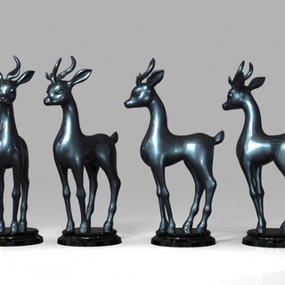 ciervo animal Arte 3d print model - Mito3D