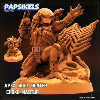 apex skull hunter choke mastur papsikels miniatures Toys & Games Tabletop Characters Creatures Sci-Fi Universe Board Store 3d print model - Mito3D