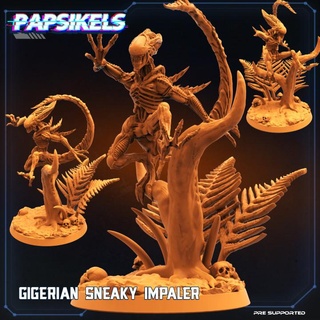 gigerian sneaky impaler papsikels miniatures Toys & Games Tabletop Characters Creatures Sci-Fi Universe Board Store alien xeno 3d print model - Mito3D
