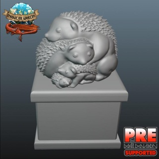 hedgehog trinket ornament modular worlds Home & Garden Homeware Ornaments Toys Games Animal Creature Figures Tabletop Characters Creatures Store cute display gift keepsake nature present wedding family prickle hedgehogs 3d print model - Mito3D