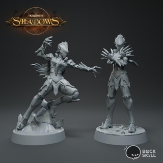 valac - demon king black skull studio Toys & Games Tabletop Characters Creatures Fantasy Universe Board stl fantasy dnd supported 3d print model - Mito3D