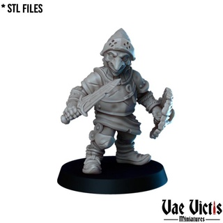 goblin fighter pre-supported vae victis miniatures Toys & Games Tabletop Characters Creatures Fantasy Universe Board Store fantasy rpg unit tabletop dnd 3d print model - Mito3D