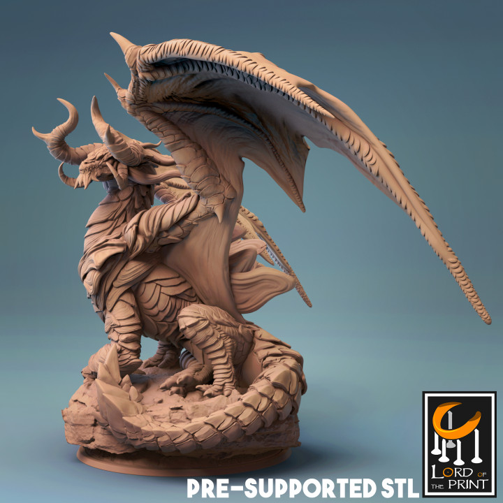 elder cloud dragon lord print Tabletop Characters & Creatures Fantasy Universe clou 3D print model - Mito3D