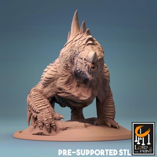 stygian guard hound alternative lord print Toys & Games Tabletop Characters Creatures Fantasy Universe Board Store demon dog cerber 3d print model - Mito3D