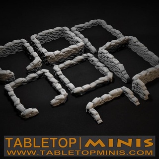 sable Sacs rectangulaire tableminis jouets Jeux table accessoires 3D imprimable terrain planche boutique sac guerre wargaming sacs barrière 3d print model - Mito3D