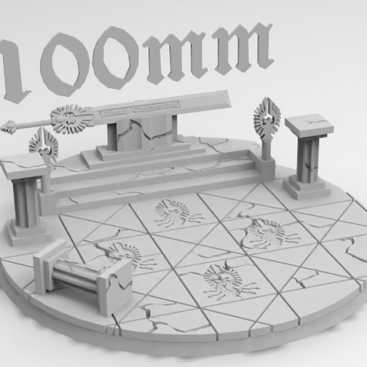 antico pulizie base bundle badassbases giocattoli Giochi tavolo Accessori personaggi creature fantasia universo tavola 40k wh40k basi custodi giochi 3D print model - Mito3D