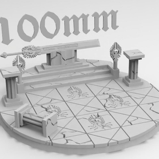 ancient janitorial base bundle badassbases Toys & Games Tabletop accessories Characters Creatures Fantasy Universe Board 40k tabletop wh40k bases custodes tabletopwargames 3d print model - Mito3D
