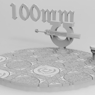 espace romain reliquaire base paquet badassbases jouets Jeux table accessoires personnages créatures fantaisie univers planche boutique 40k wh40k outremer bases 3d print model - Mito3D