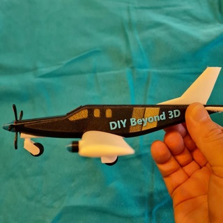 wannabe tbm uros krompic Toys & Games Gadgets Electronics Drones, Helicopters Planes 3d fly fun game model plane scale simple replica printed 930 flight copy sim simulator daher 940 900 3d print model - Mito3D