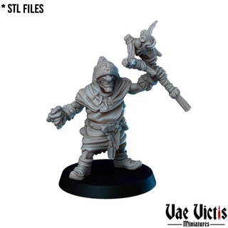 goblin shaman pre-supported vae victis miniatures Toys & Games Tabletop Characters Creatures Fantasy Universe Board Store fantasy rpg unit wizard tabletop dnd druid sorcerer supported 3d print model - Mito3D