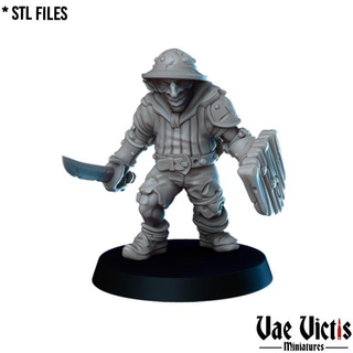 goblin fighter 03 pre-supported vae victis miniatures Toys & Games Tabletop Characters Creatures Fantasy Universe Board Store fantasy rpg soldier unit tabletop dnd ambush 3d print model - Mito3D