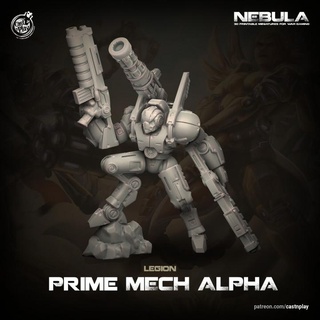 prime mech alpha pre-supported nebula cast n play Toys & Games Tabletop Characters Creatures Sci-Fi Universe Board Store commander castnplay 3d print model - Mito3D