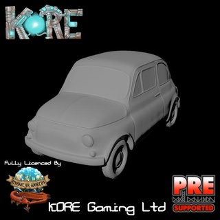little italian car 28mm modular worlds  Toys & Games Tabletop Tabletop Vehicles & Machines Board Games Tabletop Store car modern modular motor rpg terrain vehicle war wargaming fiat italian dead kore tabletop apocalypse walking worlds infinity 28mm 500 scatter crisis protocol  3d print model - Mito3D