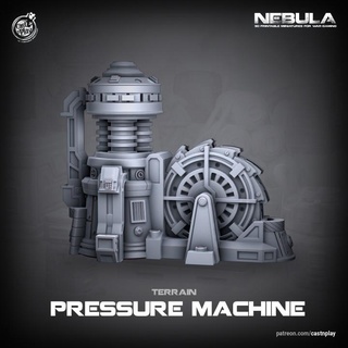 pressure machine pre-supported cast n play Toys & Games Tabletop Characters Creatures Sci-Fi Universe 3D Printable Terrain Board Store terrain props bits nebula 3d print model - Mito3D