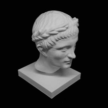ellenistica testa maschile 1 british museum londra scansione 3d print model - Mito3D