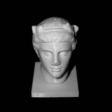 hellenistic male head 3 british museum london scan 3d print model - Mito3D