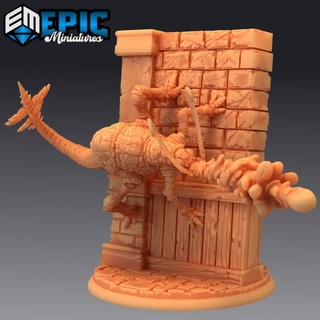 rust creeper acid metal eating insect monster classic encounter epic-miniatures Toys & Games Tabletop Characters Creatures Fantasy Universe Board Store fantasy medieval rpg warhammer sla enemy tabletop dungeon dnd pathfinder npc pre-supported supported pre 3d print model - Mito3D