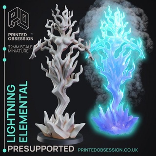 lightning elemental - frankensteins lab presupported 32mm scale printed obsession Toys & Games Tabletop Characters Creatures Fantasy Universe Board Store 3d creature dragons dungeons fantasy game gaming halloween hell kickstarter mini monster printing rpg miniature mars pc frankenstein thunder tabletop fury cyberpunk supports power electric patreon saturn edition d&d dnd 5th rules transparent pathfinder mono cr10 photon heaven npc ultra elegoo cr20 ttrpg 5e hath pre-supported stats illustrated labratory oos 3d print model - Mito3D