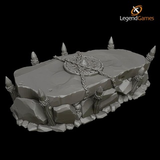 Legendenspiele Ork Grab Legende Spiele Spielzeuge Tischplatte Zeichen Kreaturen Fantasie Universum Tafel Geschäft 3D druckbar Terrain Rollenspiel keltisch Friedhof 3d print model - Mito3D