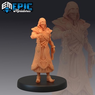dark cultist evil chained sorcerer demon & devil worshiper epic-miniatures Toys Games Tabletop Characters Creatures Fantasy Universe Board Store fantasy medieval monster rpg warhammer sla enemy tabletop dungeon dnd pathfinder npc pre-supported supported pre 3d print model - Mito3D
