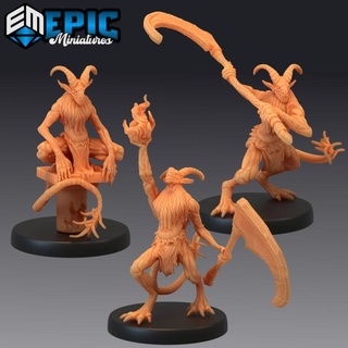 goat demon set children baphomet minions hell bull devil epic-miniatures Toys & Games Tabletop Characters Creatures Fantasy Universe Board Store ball fantasy medieval monster rpg warhammer fire magic sla enemy tabletop scythe dungeon fireball dnd abyss pathfinder npc pilar pre-supported supported pre bulezau 3d print model - Mito3D