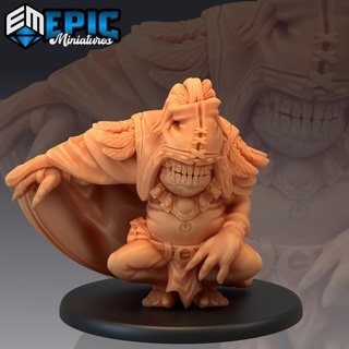 ogre warlock evil troll shaman caped orc wizard epic-miniatures Toys & Games Tabletop Characters Creatures Fantasy Universe Board Store fantasy medieval monster rpg warhammer sla enemy tabletop dungeon dnd pathfinder npc pre-supported supported pre 3d print model - Mito3D