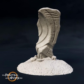 waystone - supportless printing goes ever Toys & Games Tabletop Characters Creatures Fantasy Universe Board Store 3D Printable Terrain building environment fantasy fighter modular nature rpg statue terrain viking wargaming warhammer warrior lotr norse tabletop 28mm dnd frostgrave skirmish scatter 5e norman saxon 3d print model - Mito3D