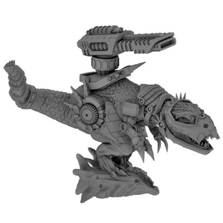 cyborg t-rex optional bakc mounted cannon michael wood Toys & Games Tabletop Characters Creatures Sci-Fi Universe Board Store dinosaur trex cyberpunk dnd pre-supported lychee dinoriders 3d print model - Mito3D