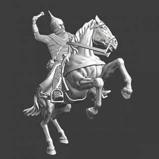 Ortaçağa ait monte Rusça Topuz baş kuzey Haçlı seferleri minyatürler oyuncaklar oyunlar masaüstü karakterler yaratıklar fantezi Evren yazı tahtası mağaza şövalye savaşçı tarihi göl haçlı borular 3d print model - Mito3D