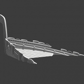 épave médiéval russe navire guerre nord croisades miniatures jouets Jeux table 3D imprimable terrain planche boutique bataille bateau marine voile wargaming naval Lac croisé tuyaux Ruissien 3d print model - Mito3D