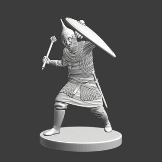 medieval russian infantry fighting mace northern crusades miniatures  Toys & Games Tabletop Tabletop Characters & Creatures Fantasy Universe Tabletop Tabletop Characters & Creatures Board Games Tabletop knight medieval wargaming warrior russian enemy mace order chainmail crusades teutonic  3d print model - Mito3D