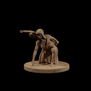 artemis - wrath olympus kickstarter yourneighborknight minis Toys & Games Tabletop Characters Creatures Fantasy Universe Board Store archer female god greek hunter bow hunt tracking bowman 3d print model - Mito3D