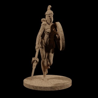 athena - wrath olympus kickstarter yourneighborknight minis Toys & Games Tabletop Characters Creatures Fantasy Universe Board Store fighter god shield spear warrior justice athenian 3d print model - Mito3D