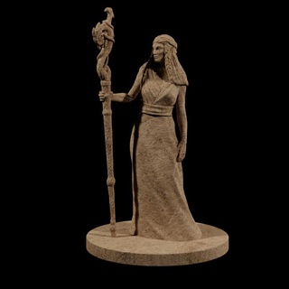 demeter - wrath olympus kickstarter yourneighborknight minis Toys & Games Tabletop Characters Creatures Fantasy Universe Board Store god greek wizard witch mage spell sorceress cleric spellcaster 3d print model - Mito3D