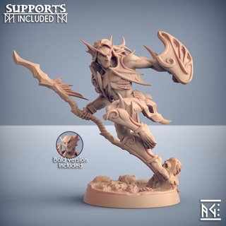 sunken kingdoms triton raider - modular b artisan guild Toys & Games Tabletop Characters Creatures Fantasy Universe Board Store dragons dungeons fantasy rpg depth miniature kingdom tabletop supports wargame dnd abyss ttrpg presupported supported 3d print model - Mito3D