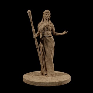 hera - wrath olympus kickstarter yourneighborknight minis Toys & Games Tabletop Characters Creatures Fantasy Universe Board Store god greek wizard mage sorceress cleric 3d print model - Mito3D