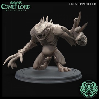 grey chaostoad comet lord miniatures Toys & Games Tabletop Characters Creatures Fantasy Universe Board Store demon creature dragons dungeons monster frog chaos d&d dnd toad 5e dnd5e slaad 3d print model - Mito3D