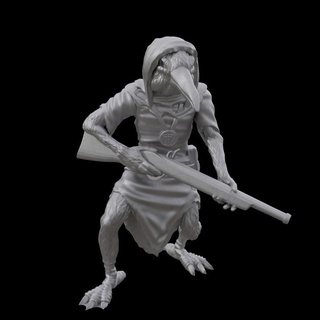 Kenku fusilier pirates bretteurs kickstarter voisin chevalier minis jouets Jeux table personnages créatures fantaisie univers planche boutique pistolet pirate tireur d'élite fusil 3d print model - Mito3D