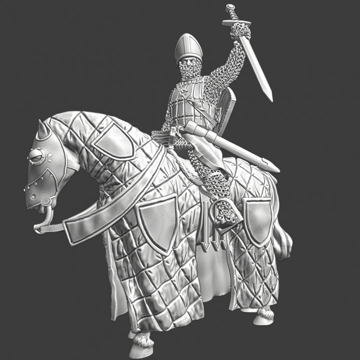 danish bishop absalon medieval knight preaching horse northern crusades miniatures Toys & Games Tabletop Characters Creatures Fantasy Universe Board Store wargaming eastern lake crusader peipus 3D print model - Mito3D