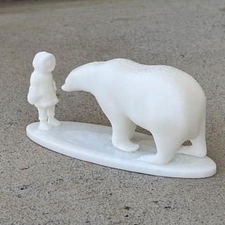 polare orso philippe barreaud giocattoli Giochi animale creatura figure negozio neve ghiaccio artic bianco 3d print model - Mito3D