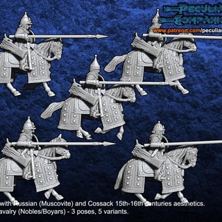 russian humans - heavy noble cavalry erramir orlans Toys & Games Tabletop Characters Creatures Fantasy Universe Board fantasy wargames 28mm kislev 3d print model - Mito3D
