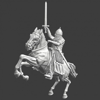 medieval mounted russian noble man sword northern crusades miniatures  Toys & Games Tabletop Tabletop Characters & Creatures Fantasy Universe Tabletop Tabletop Characters & Creatures Board Games Tabletop Store knight medieval enemy order cavalry mounted lake crusader crusades teutonic peipus riussian  3d print model - Mito3D