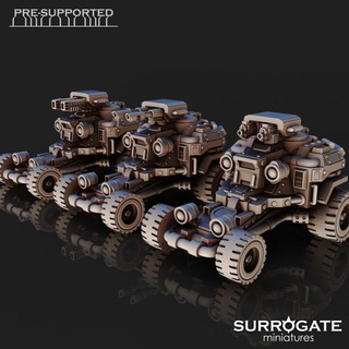 mirage surrogate miniatures august release Toys & Games Tabletop Vehicles Machines Board dark grim guard vehicle imperial grimdark 3d print model - Mito3D