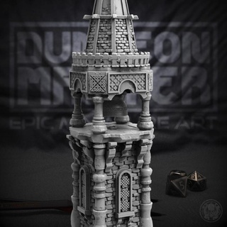 campana Torre prigione maestro giocattoli Giochi tavolo personaggi creature fantasia universo tavola negozio 3D stampabile terreno d dungeonmaster 3d print model - Mito3D