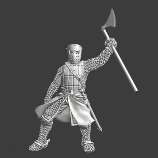 medieval danish champion knight northern crusades miniatures  Toys & Games Tabletop Tabletop Characters & Creatures Fantasy Universe Tabletop Tabletop Characters & Creatures Board Games Tabletop Store axe knight medieval wargaming warrior champion order crusader teutonic  3d print model - Mito3D