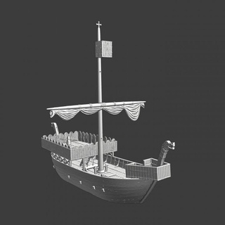 Ortaçağa ait Danimarka dili savaş gemisi çark dişi kuzey Haçlı seferleri minyatürler oyuncaklar oyunlar masaüstü karakterler yaratıklar fantezi Evren Araçlar makineler yazı tahtası mağaza 3D yazdırılabilir arazi oyun gemi haçlı Bremer 3d print model - Mito3D