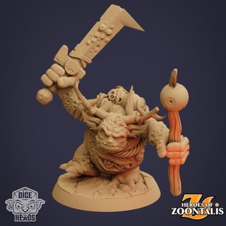 hag keeper pre-supported included dice heads Toys & Games Tabletop Characters Creatures Fantasy Universe Board d&d dnd presupported hagkeeper 3d print model - Mito3D