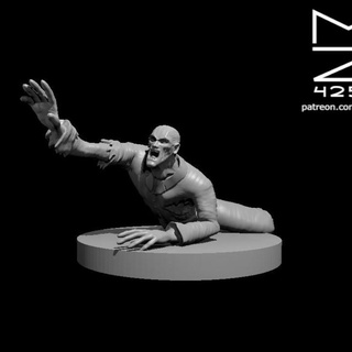 zombies updated miguel zavala Toys & Games Tabletop Characters Creatures Fantasy Universe Board zombie 3d print model - Mito3D