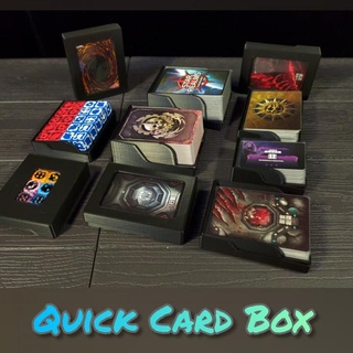 quick card box - currently 19 sizes add time verycell Tabletop accessories Board Games Store dice magic token boardgames mtcg ptcg pokemoncard 3d print model - Mito3D
