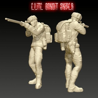 bandit sniper fcomin Toys & Games Tabletop Characters Creatures Sci-Fi Universe Board modern wargaming character miniature tabletop postapocalyptic 28mm 32mm 3d print model - Mito3D